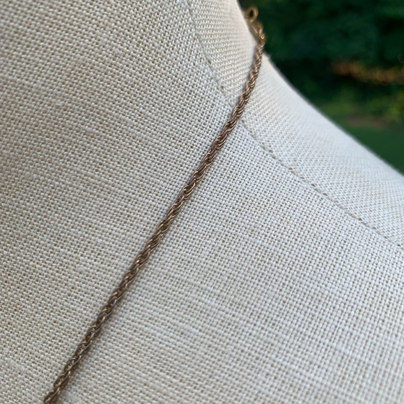 Reversible Spinner Rhinestone Bullet Pendant Necklace - Picture 8 of 16